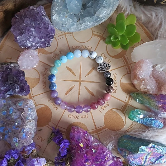 Pulsera Espiritual de Afirmación – Sanación y Calma | Amor Propio, Paz Interior y Alivio de Ansiedad