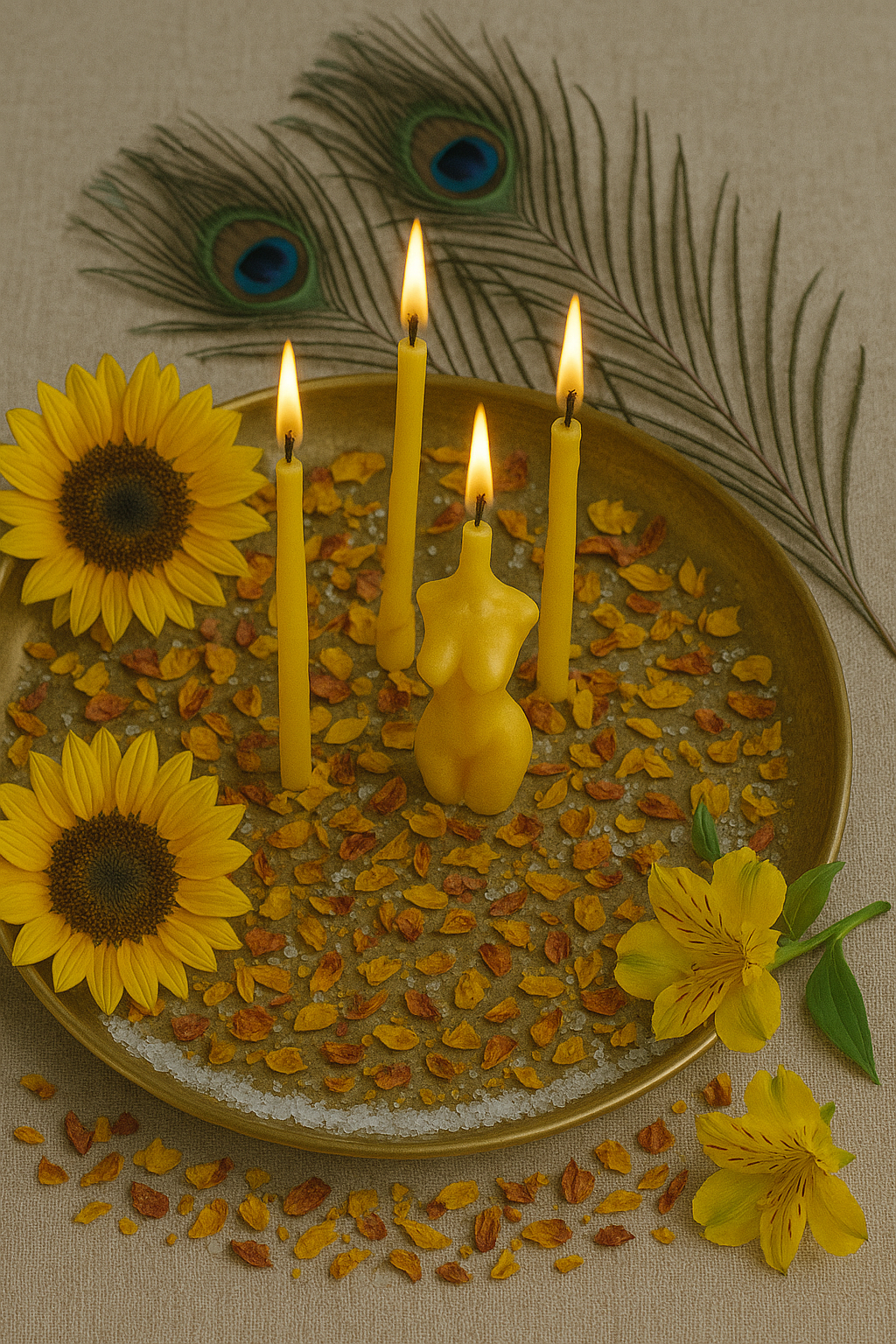 🌻🦚OSHÚN – Energía de la Emperatriz, el Amor Propio y la Abundancia