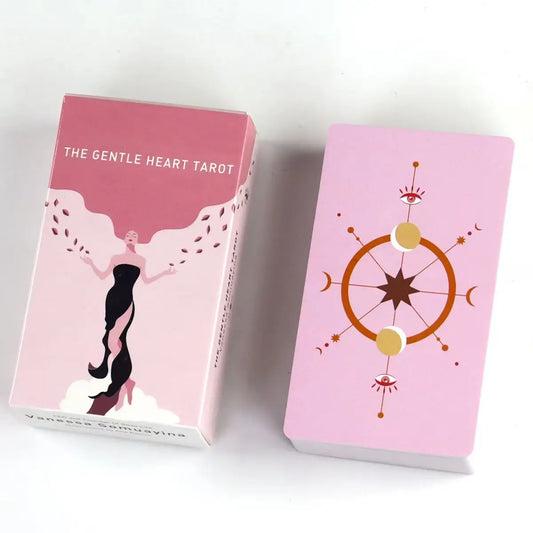 Gentle Heart Tarot – Baraja de 78 Cartas Rosadas para Conectar con tu Fuerza Interior
