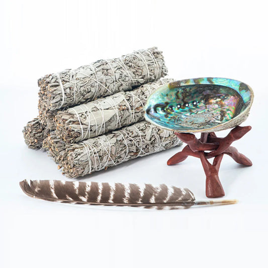 Set de Salvia Blanca y Palo Santo (1–50 unidades) | Limpieza Energética, Aromaterapia y Rituales Sagrados