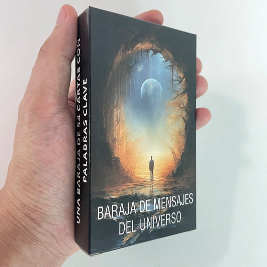 Baraja Oráculo “Mensajes del Universo” – 54 Cartas en Español con Palabras Clave