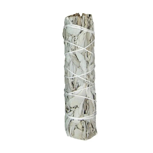 Sahumerio de Salvia Blanca Natural – 10cm | Limpieza Espiritual y Purificación del Hogar