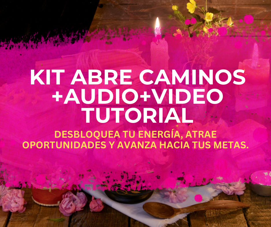 Kit de limpieza energética de Tribu Janus Boutique con audio y video tutorial para desbloquear energías