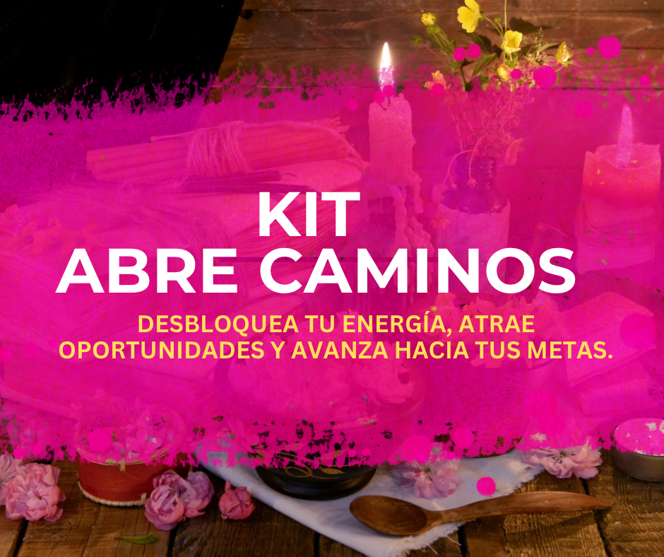 Kit de limpieza energética Abre Caminos para desbloquear energía y atraer oportunidades en un ambiente espiritual